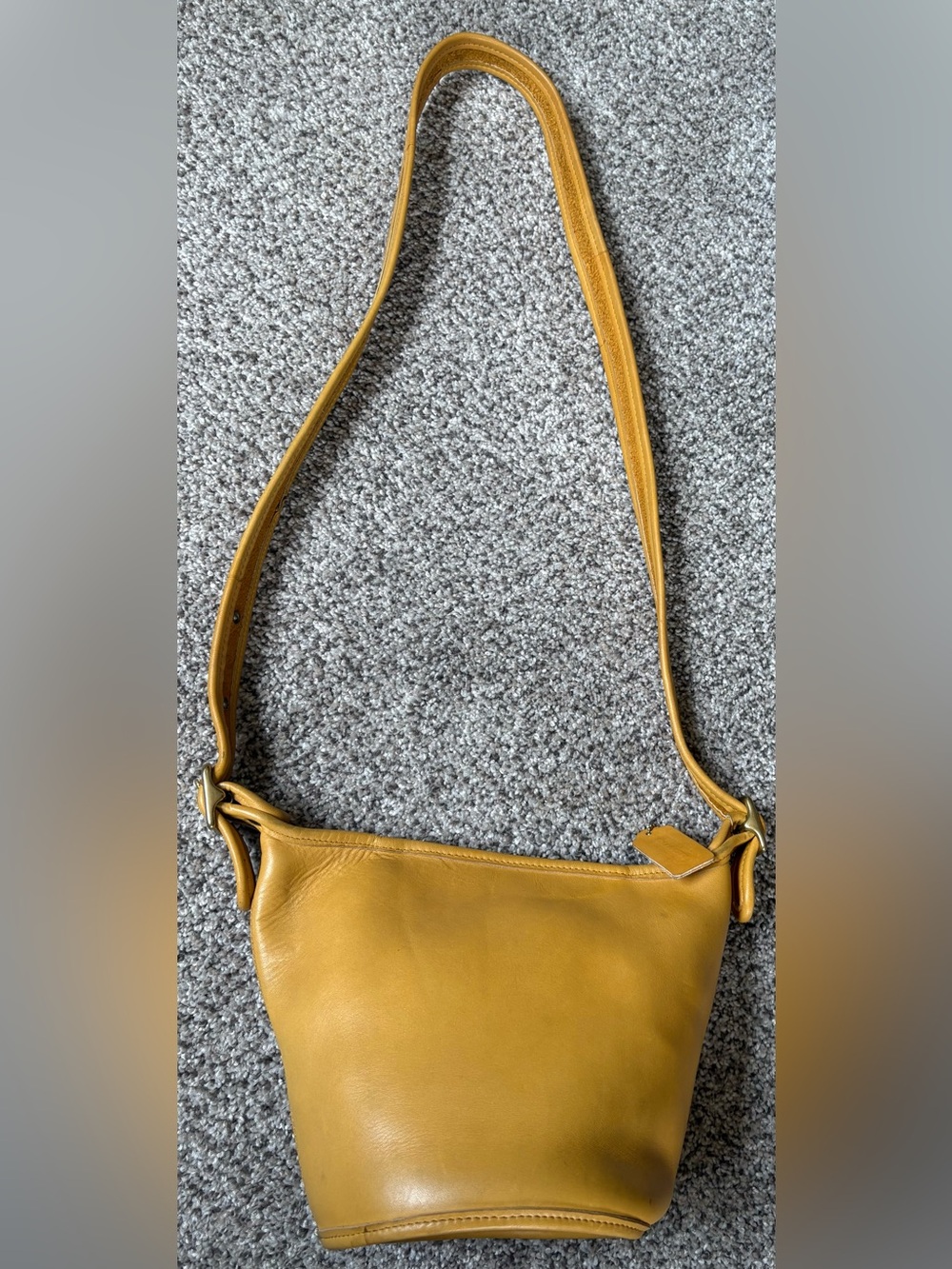 Coach Vintage 90's Maggie Leather Mini Bucket Bag